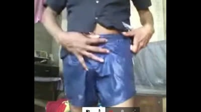 Asian Guy from Sri Lanka Strips and Masturbates on Cam