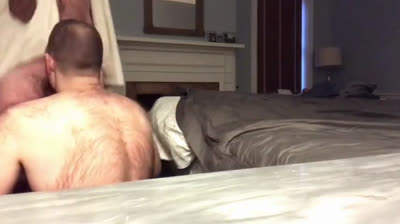 Bareback Daddy Bear Caught on Tape