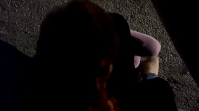 Public Anal Sex with a Big Cock Outside the Club