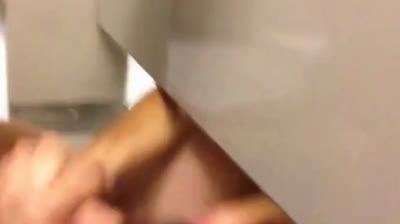 Bareback Twink Amateur Takes it in the WC