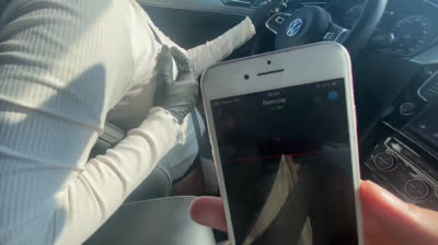 Public Quarantine Drive with Lovense Makes Her Crazy