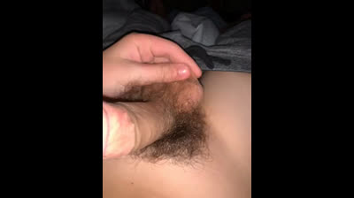 Showing off and playing with my cock and balls