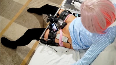 Cyclone Crossdresser Plays with Sex Toy