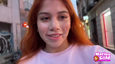 Facial - Cumwalk Marina Gold