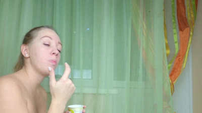 Cum on my Yogurt! I'll Suck You Dry and Eat Every Drop