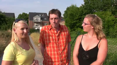 Amateure von der Straage zum Pornodreh geholt