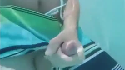 Underwater Jerk-Off Session Outdoors - Amateur Style