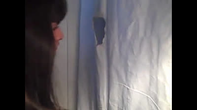 Crossdresser Blows Aussie at Gloryhole