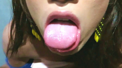 Toilet blowjob and bareback anal with amateur ladyboy