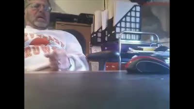 Bearded Grandpa Shoots His Load - Amateur Daddy Solo