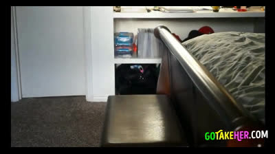 Black Amateur Plays with Cucumber