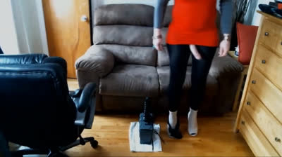 Huge Anal Toy Play for Crossdresser