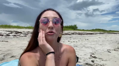 Am Strand ein heißes Weib aufgerissen