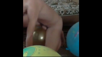 Popping Fun with my Twink Balloon Buddy