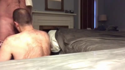 Bareback Daddy Bear Caught on Tape