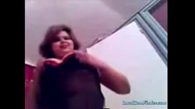 Arabian MILF Strips and Teases on Webcam