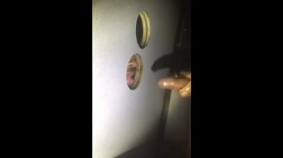 Big Black Cock Gloryhole Blowjob