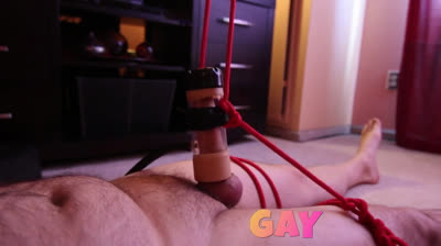 Toy Machine Milks Man Dry with Ruined Orgasms