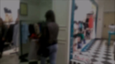 Public Blowjob in Dressing Room with a Russian Babe