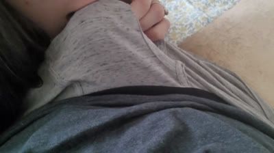 Babe Bites and Makes Me Cum in My Boxers