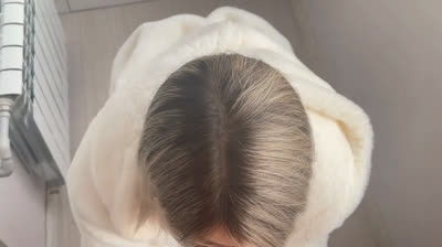 Blonde Babe Gives an Amazing Blowjob to a Big Cock