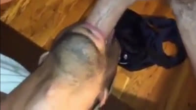 Amateur Latin Guy Takes a Big Cock Deep Throat