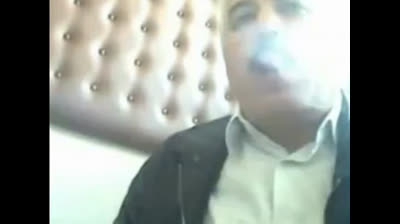 Fat Daddy Stroking on Cam