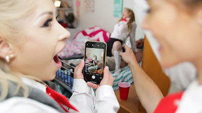 Goldie Glock - Three Drunk College Girls Having Sex In The Dorm