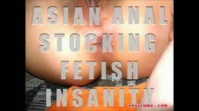Asian Anal Adventure in Stockings