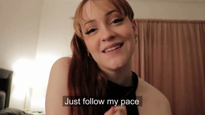 Big-Tit Swedish Babe Encourages You to Jerk Off