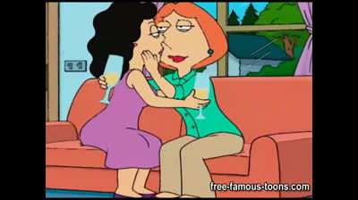 Famous cartoon lesbian MILFs