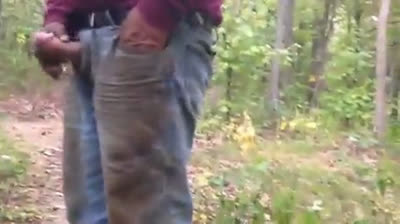 Big-Cock Daddy's Outdoor Adventure