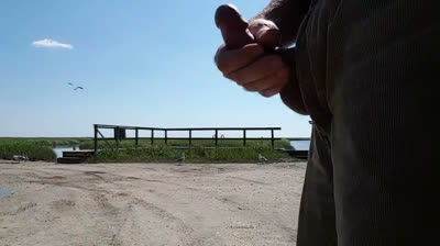 Public Boat Masturbation and Cum Shot