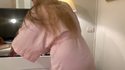 Angry Italian Mom with Blonde Hair Gets Fingered by Her Stepson