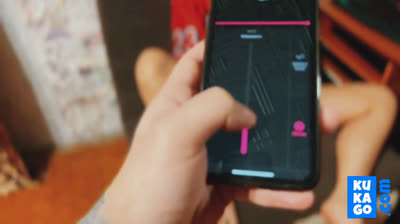 Playing with her pussy, fucking her hard and cumming on her belly