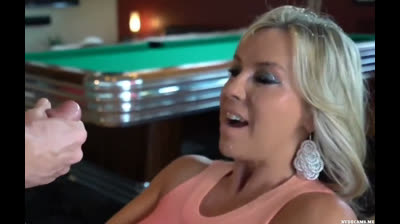 Shooting cum on wife