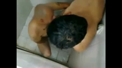 Twink Fucks Older Latin in Public Shower