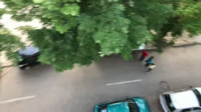 Public Balcony Anal with a Sexy Blonde Teen