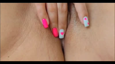 Hot student stayed home alone and decided to masturbate her wet pussy Massage