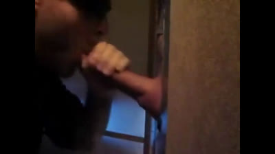 Big Cock Glory Hole Fun: Amateur Blowjob & Cum Swallow