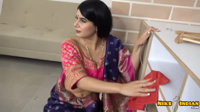 Huge Boobs Indian MILF Strips Saree Choli and Fucks with Devar Ji xHamster