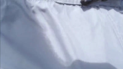 Hairy Bear Jerks Off on a Public Beach - Big Cum Shot