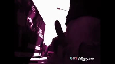 Outdoor Handjob for a Big-Cocked Hunk