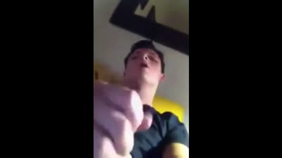 Cumming Hard After School - Twink Amateur Masturbates