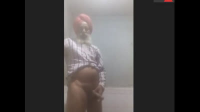 Grandpa Strokes on Webcam