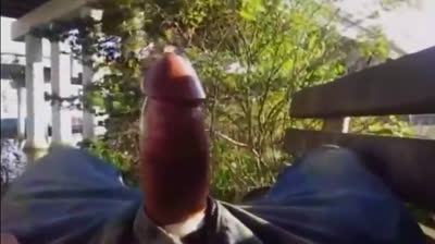 Outdoor Masturbation: He Can Cum In My Mouth